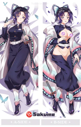 Sakume 93211201 H Shinobu Kocho Naked Waifu Body Pillow | Kimetsu no Yaiba Demon Slayer