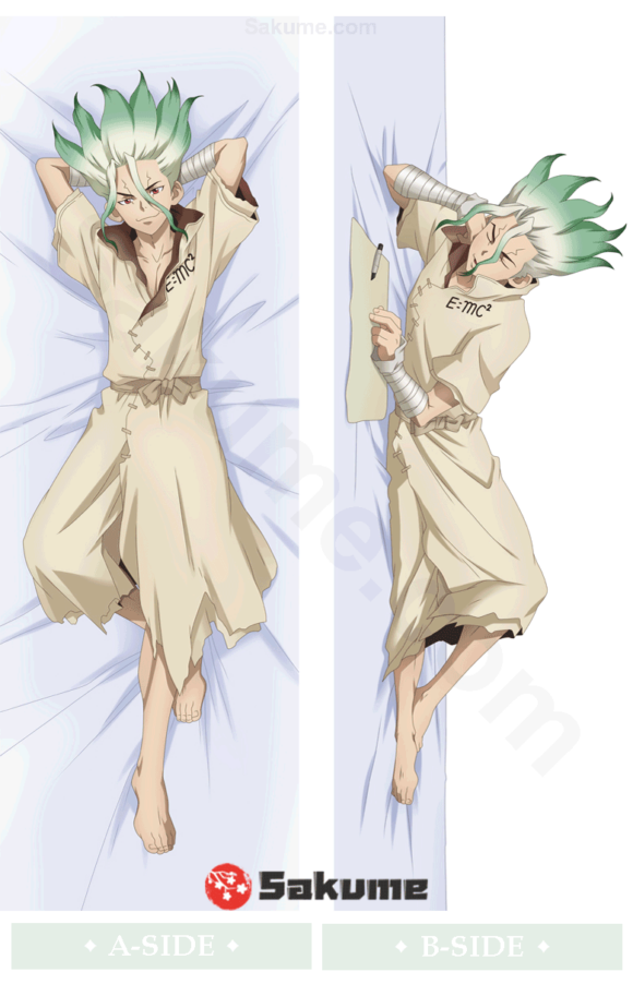 Sakume 93211250 Senku Ishigami Male Anime Body Pillow | Dr. Stone