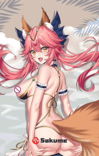 Sakume 9322930 H Tamamo no Mae Dakimakura Pillow Cover | Fate Grand Order