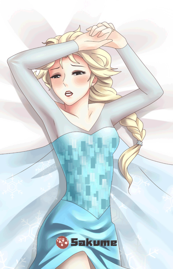 Sakume 9322948 Frozen Elsa Waifu Pillow | Frozen Elsa