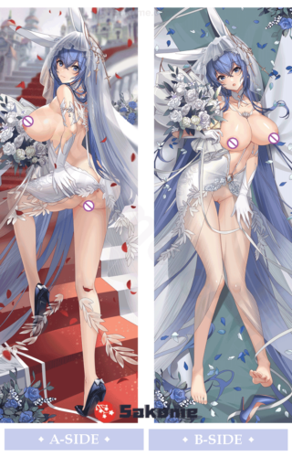 Sakume 9322951 H New Jersey Wedding Skin Nude Body Pillow | Azur Lane