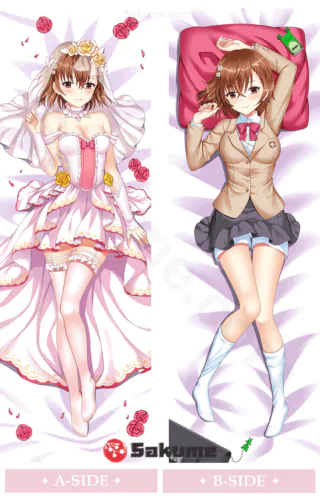 Sakume 9320534 Misaka Mikoto Dakimakura Pillow Cover | Toaru Majutsu no Index A Certain Scientific Railgun