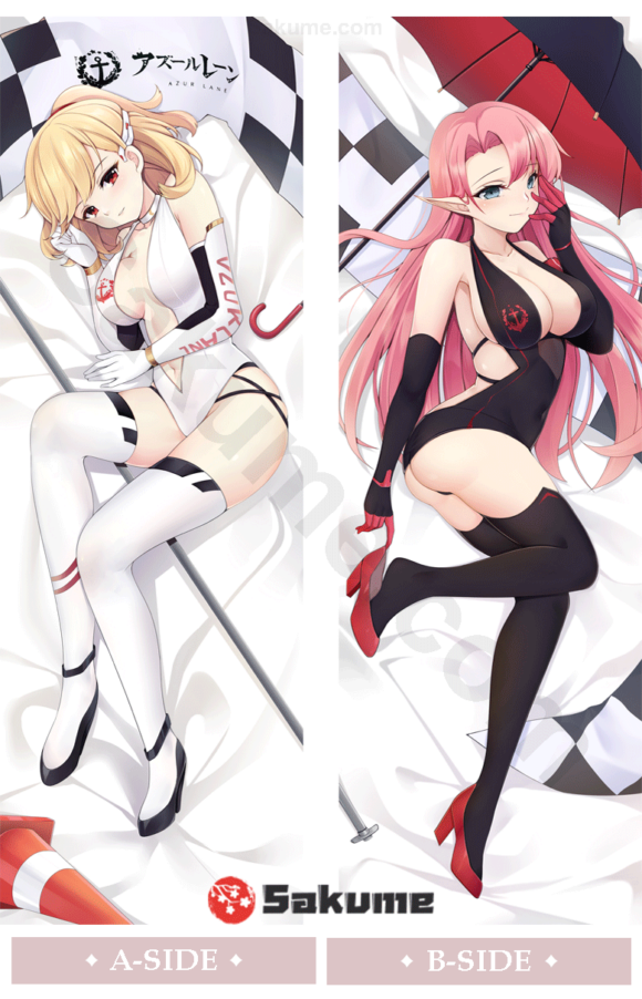 Sakume 9320047 2 Duke of York & Prince of Wales Dakimakura Body Pillow Cover | Azur Lane