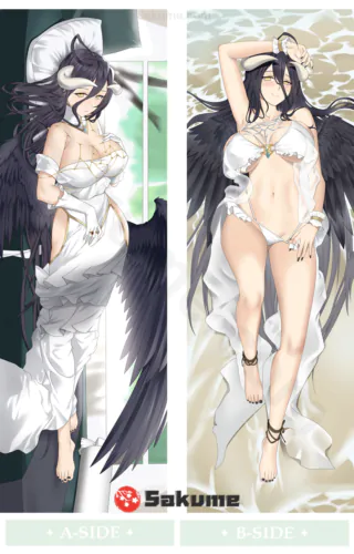 Sakume 93221026 Albedo Overlord Anime Body Pillow Cover | Overlord