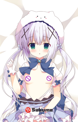 Sakume 93221027 H Chino Kafuu Sexy Body Pillow | Gochuumon wa Usagi Desu ka Is the Order a Rabbit