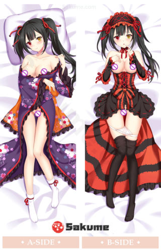 Sakume 93221049 H Date A Live Tokisaki Kurumi Uncensored Waifu Body Pillow | Date A Live