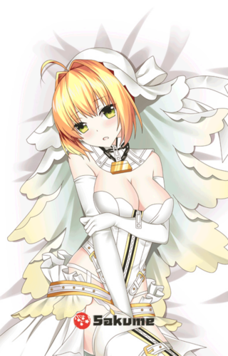 Sakume 9322963 Nero Claudius (Bride) Waifu Body Pillow Cover | Fate Grand Order