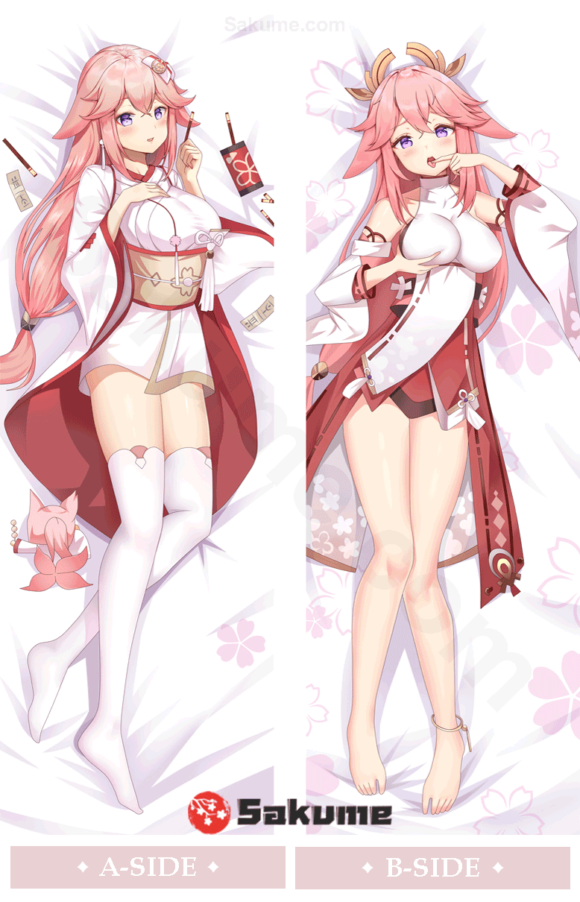 Sakume 9322970 Yae Miko Genshin Impact Dakimakura Pillow | Genshin Impact