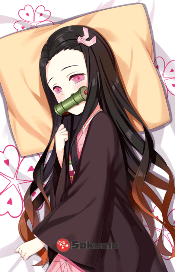 Sakume Kamado Nezuko Hentai Anime Body Pillow Case | Demon Slayer Kimetsu No Yaiba