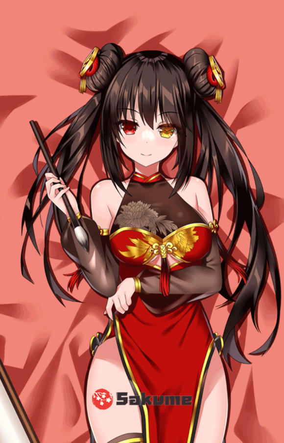 Sakume Cheongsam Kurumi Tokisaki Anime Body Pillowcase | Date A Live