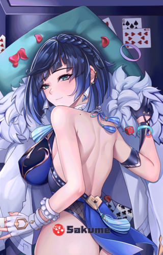 Sakume 93221168 Yelan Genshin Impact Dakimakura 1