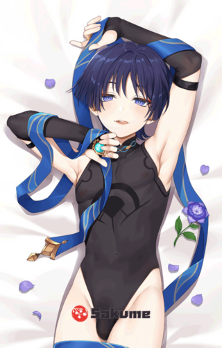 Sakume 9322068 2 Wanderer Scaramouche Genshin Impact 1 Dakimakura Body Pillow