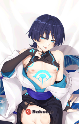 Sakume 9322068 3 Wanderer Scaramouche Genshin Impact 2 Dakimakura Body Pillow