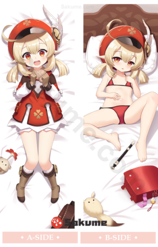 Sakume 93221215 Klee Genshin Impact Dakimakura Waifu Anime Pillowcase