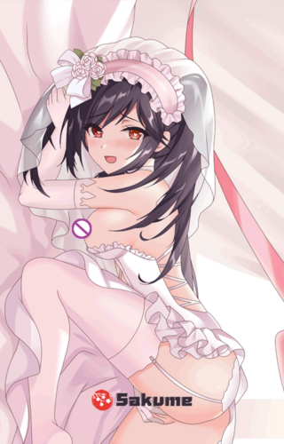 Sakume 93221221 H Kurumi Tokisaki Date A Live Wedding Dress Dakimakura Waifu Anime Pillowcase 1