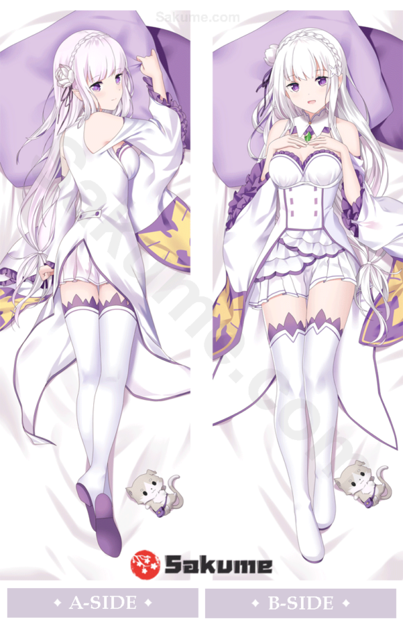 Sakume 93221266 Emilia ReZero Body Pillow Dakimakura