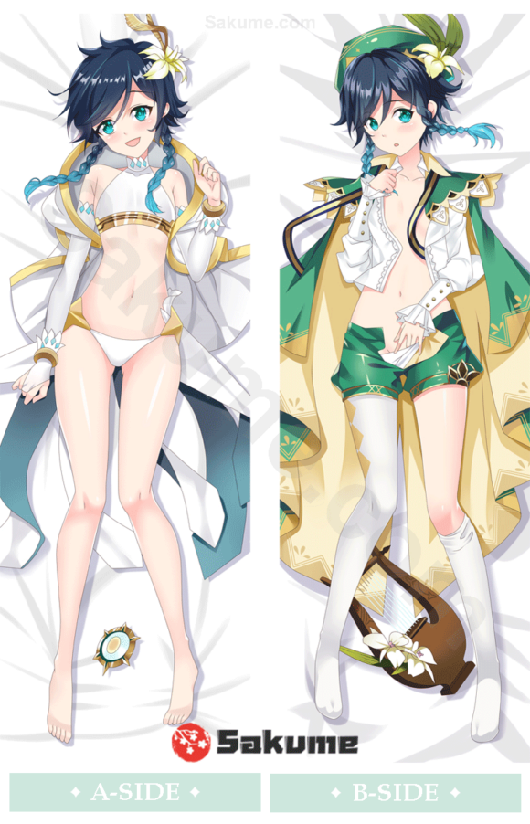 Sakume 93221274 Venti Genshin Impact Body Pillow Dakimakura