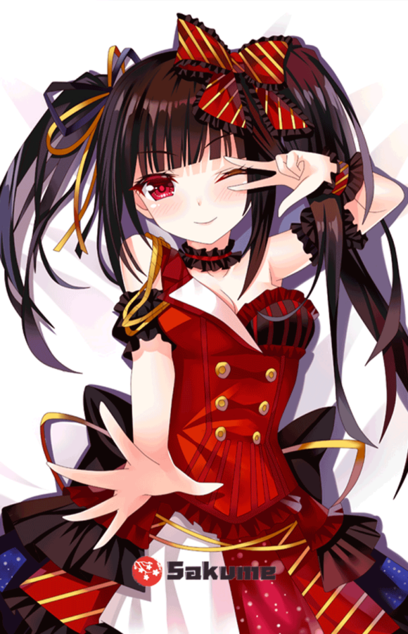 Sakume 9323135 H Kurumi Tokisaki Date A Live Body Pillow Dakimakura 1