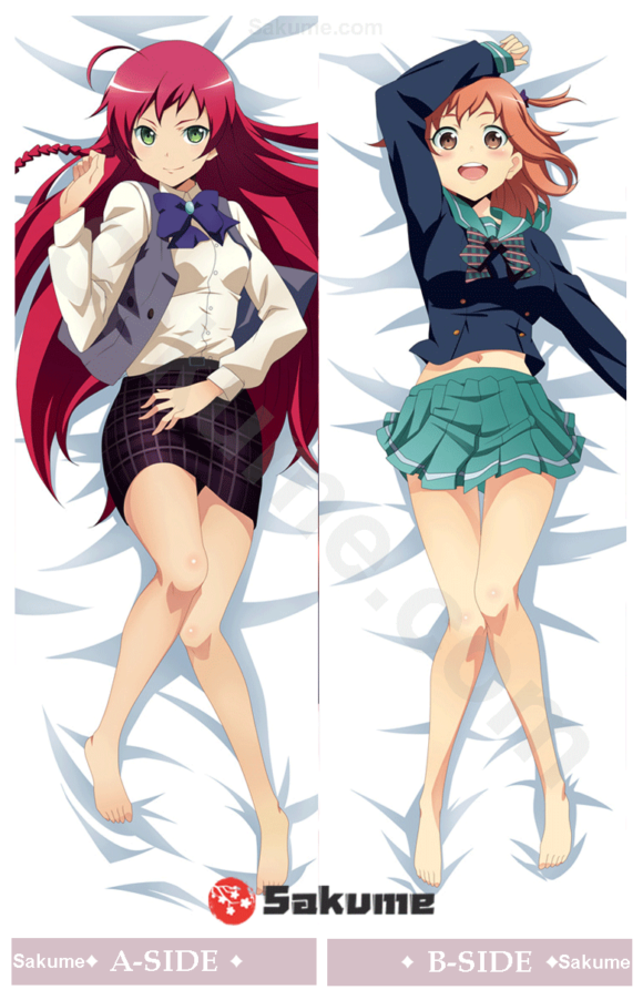 Sakume 9361007 Emi Yusa Chiho Sasaki Hataraku Maou sama The Devil is a Part Timer Dakimakura Body Pillow