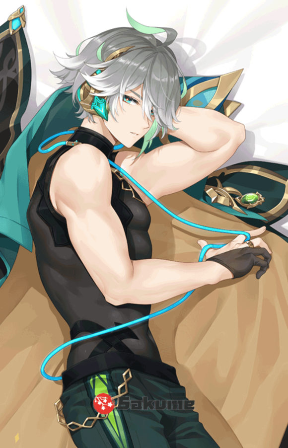 Sakume 9323004 1 Alhaitham Genshin Impact Dakimakura Body Pillow 2