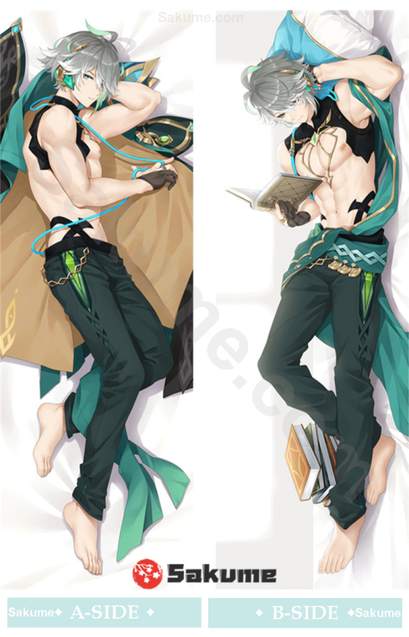 Sakume 9323004 2 Alhaitham Genshin Impact Dakimakura Body Pillow