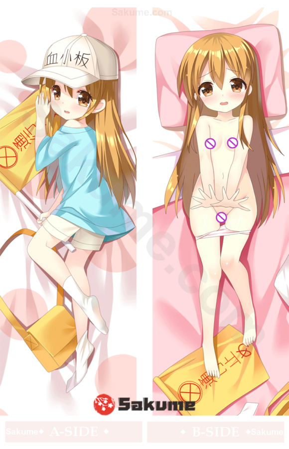 Sakume 9323220 H Platelet Cells at Work Body Pillow Dakimakura Cover