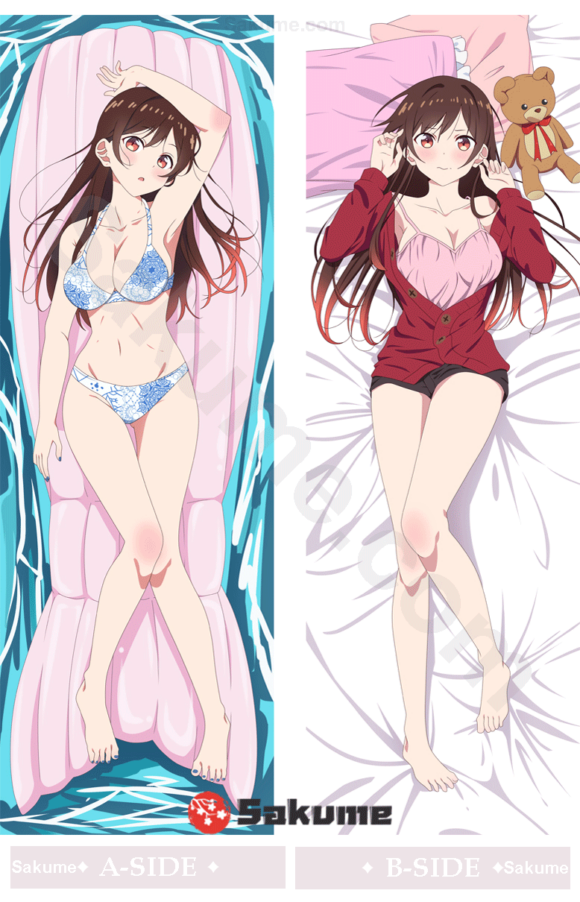 Sakume 9323238 Chizuru Ichinose Kanojo Okarishimasu Body Pillow Dakimakura Cover