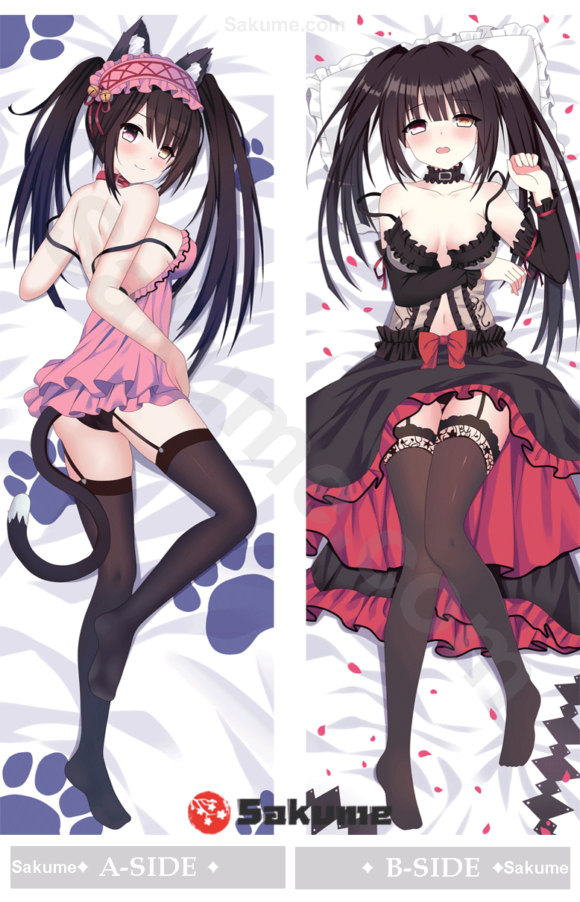 Sakume 9323240 Kurumi Tokisaki Date A Live Body Pillow Dakimakura Cover