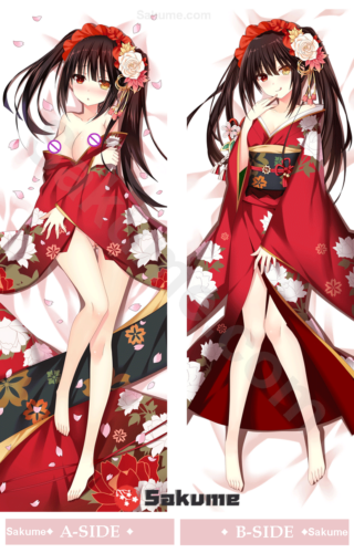 Sakume 9323241 Kimono Kurumi TokisakiDate A Live Body Pillow Dakimakura Cover