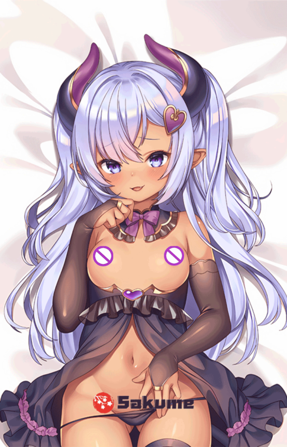 Sakume 9323260 H Tamayuki Kedama Succubus Black Lulumu PINK CHARM Body Pillow Dakimakura 2