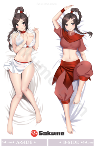 Sakume 9323290 Avatar The Last Airbender Ty Lee Dakimakura Body Pillow