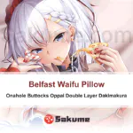 Belfast Waifu Pillow Onahole Oppai Double Layer Dakimakura Azur Lane 1