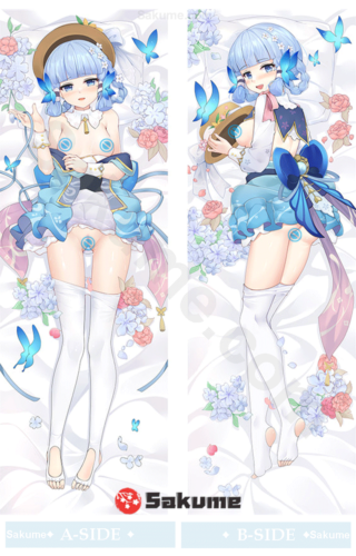 Sakume 9323009 2 H Springbloom Missive Kamisato Kayo Genshin Impact Pillow Dakimakura