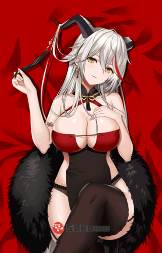 Sakume 9323358 Azur Lane Agir Happy Chinese New Year 2023 Pillow Dakimakura 2