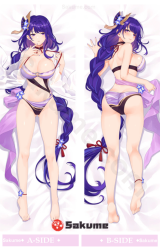 Sakume 9323013 1 Genshin Impact Raiden Shogun Swimsuit Body Pillow