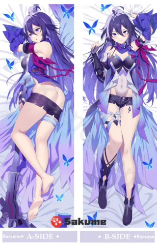 Sakume 9323535 Honkai Series Raiden Mei Body Pillow Dakimakura Cover