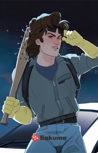 Sakume 9323543 Steve Harrington Stranger Things 2 Body Pillow Dakimakura Cover