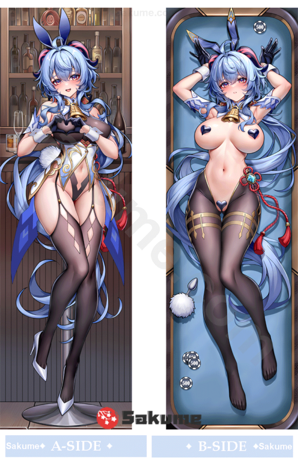 Sakume 9323548 Ganyu Genshin Impact Body Pillow Dakimakura Cover