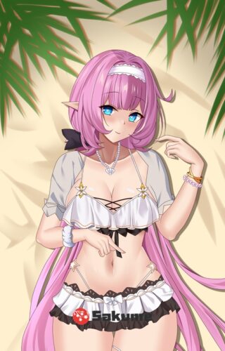 Sakume 9323672 Elysia Honkai Impact 3rd Archives Hentai Dakimakura Waifu Pillowcase 1