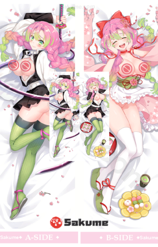 Sakume 9319092 4 H Mitsuri Kanroji Kimetsu no Yaiba Hentai Body Pillowcase