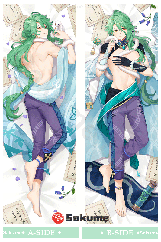 Sakume 9323028 4 Baizhu Genshin Impact Hentai Body Pillowcase