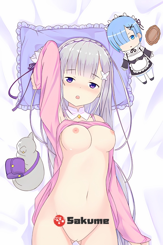 Sakume 9323807 H Emilia ReZero Waifu Body Pillow Dakimakura 2
