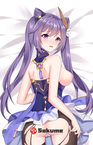 Sakume 9323812 H Keqing Genshin Impact Waifu Body Pillow Dakimakura 2