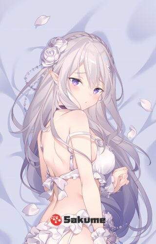 Sakume 9323919 Emilia ReZero Body Pillow Dakimakura 1