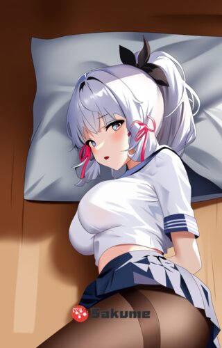 Sakume 9323925 Kamisato Ayaka Genshin Impact Body Pillow Dakimakura 1