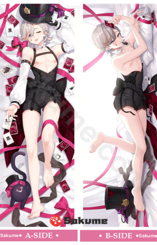 Sakume 9323045 3 Lyney Genshin Impact Body Pillow Dakimakura Cover