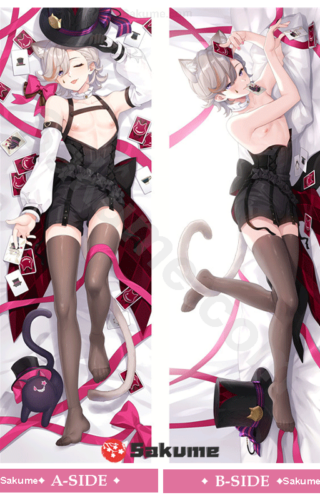 Sakume 9323046 2 Lyney Genshin Impact Body Pillow Dakimakura Cover