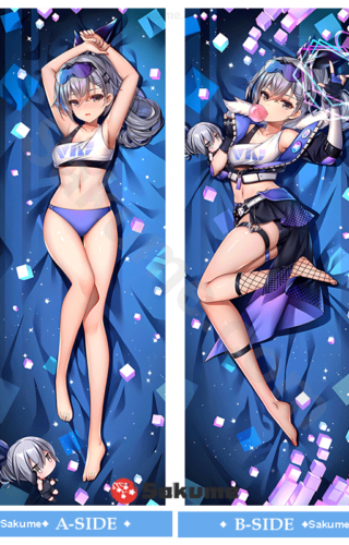 Sakume 93231007 Silver Wolf Honkai Star Rail Body Pillow Dakimakura Cover