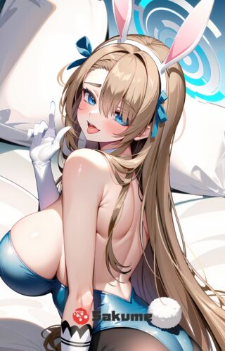 Sakume 93231009 Ichinose Asuna Bunny Girl ver. Body Pillow Dakimakura Cover 2