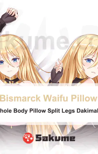 Bismarck Waifu Body Pillow Onahole Body Pillow Split Legs Dakimakura | Azur Lane